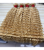 12A 613 Raw Virgin Hair Bundles  Deep wave 